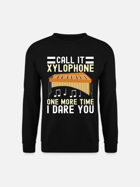 Vibraphon, vibraphonist - Unisex Sweatshirt - black