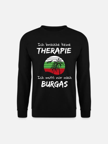 Burgas Bulgarien Urlaub - Unisex Pullover - Schwarz