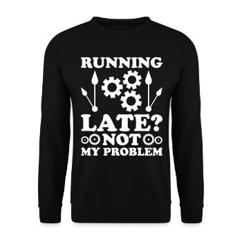 Watchmaker Watchmaking Horologist Horologies - Unisex Sweatshirt - black - Front - Alina (178cm) & Michal (187cm)