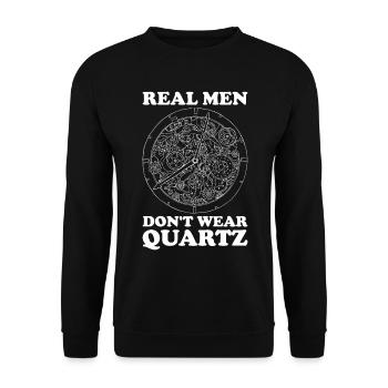 Watchmaker Watchmaking Horologist Horologies - Unisex Sweatshirt - black - Front - Alina (178cm) & Michal (187cm)