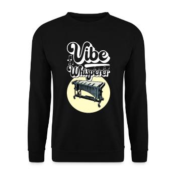 Vibraphon, vibraphoniste - Sweat-shirt Unisexe - noir - Devant - Alina (178cm) & Michal (187cm)
