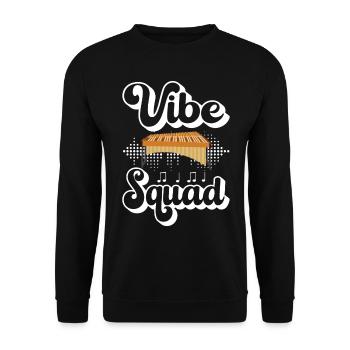 Vibraphon, vibraphoniste - Sweat-shirt Unisexe - noir - Devant - Alina (178cm) & Michal (187cm)