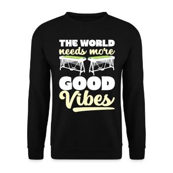 Vibraphon, vibraphoniste - Sweat-shirt Unisexe - noir - Devant - Alina (178cm) & Michal (187cm)