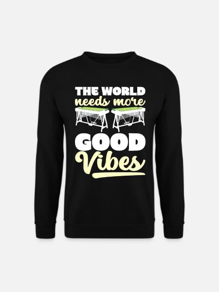 Vibraphon, vibraphoniste - Sweat-shirt Unisexe - noir