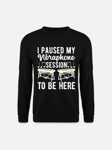 Vibraphon, vibraphonist - Unisex Sweatshirt - black