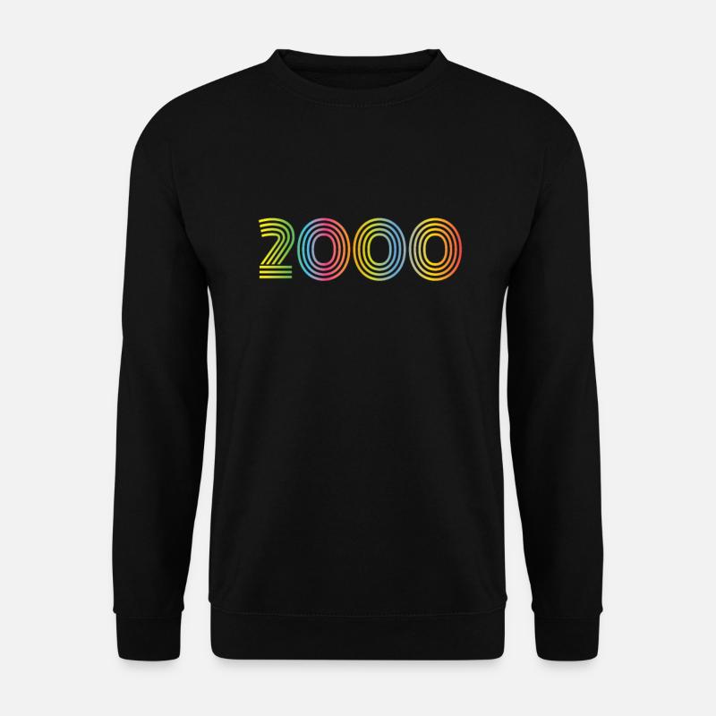 2000 Anniversaire Funky Année - Sweat-shirt Unisexe - noir