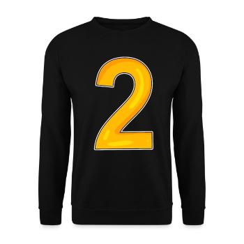 2 - Sweat-shirt Unisexe - noir - Devant - Alina (178cm) & Michal (187cm)