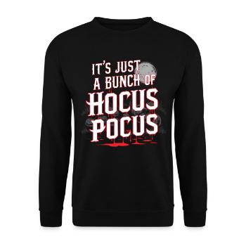 Halloween Costume Zombie Pumpkin Blood Spirit Party - Unisex Sweatshirt - black - Front - Alina (178cm) & Michal (187cm)
