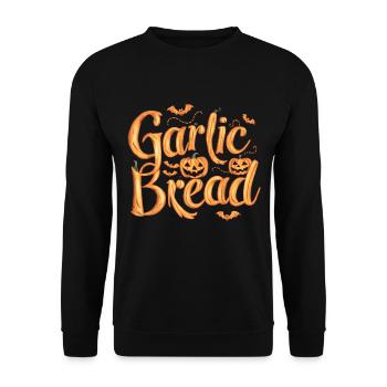 Halloween Costume Zombie Pumpkin Blood Spirit Party - Unisex Sweatshirt - black - Front - Alina (178cm) & Michal (187cm)