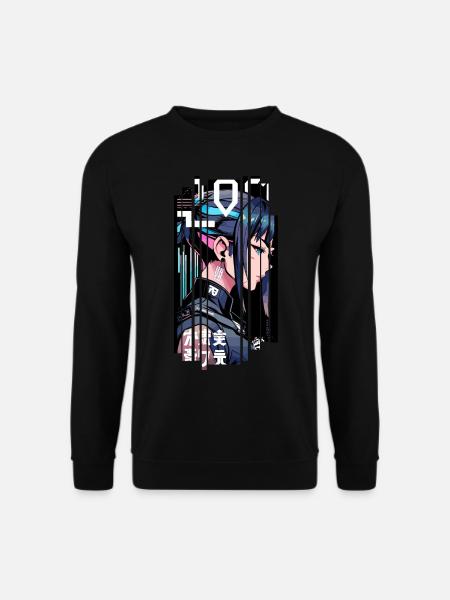Woman Ninja Geometric Ninja gaming - Unisex Sweatshirt - black