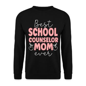Conseillère scolaire Maman Meilleure école - Sweat-shirt Unisexe - noir - Devant - Alina (178cm) & Michal (187cm)