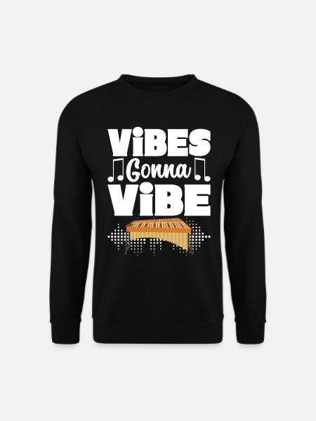 Vibraphon, vibraphonist - Unisex Sweatshirt - black
