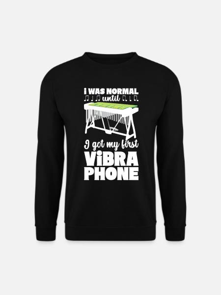 Vibraphon, vibraphonist - Unisex Sweatshirt - black
