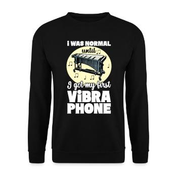 Vibraphon, vibraphoniste - Sweat-shirt Unisexe - noir - Devant - Alina (178cm) & Michal (187cm)