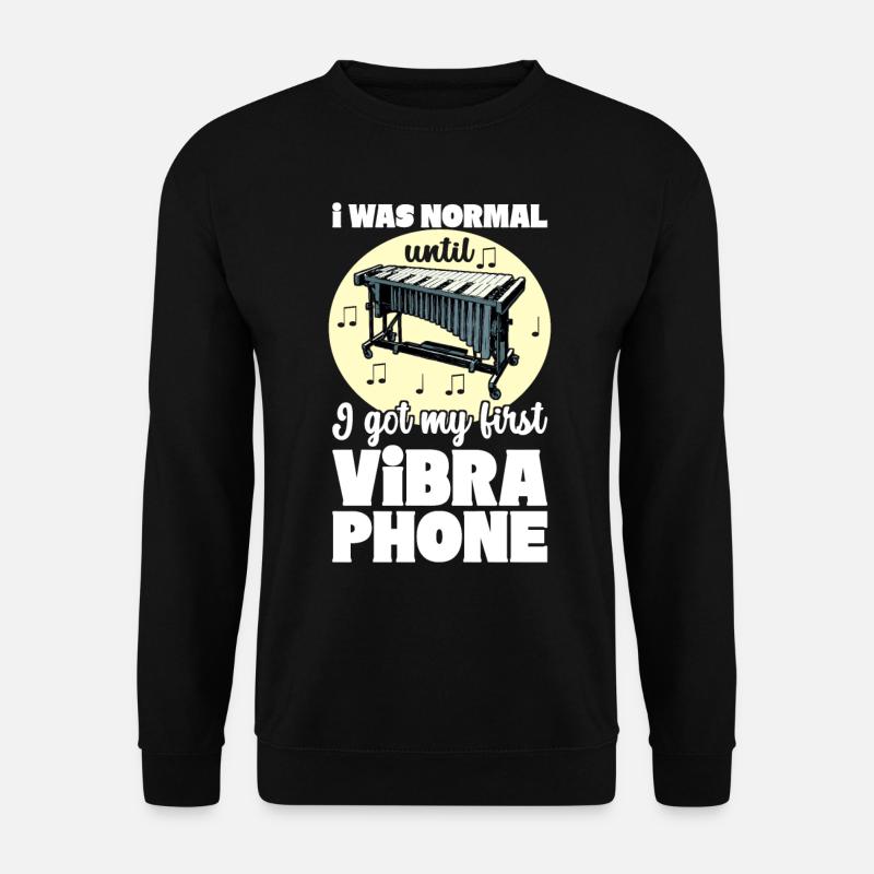 Vibraphon, vibraphonist - Unisex Sweatshirt - black