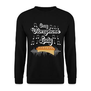 Vibraphon, vibraphoniste - Sweat-shirt Unisexe - noir - Devant - Alina (178cm) & Michal (187cm)