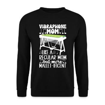 Vibraphon, vibraphoniste - Sweat-shirt Unisexe - noir - Devant - Alina (178cm) & Michal (187cm)