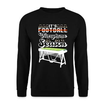 Vibraphon Vibraphonist - Unisex Pullover - Schwarz - Vorne - Alina (178cm) & Michal (187cm)