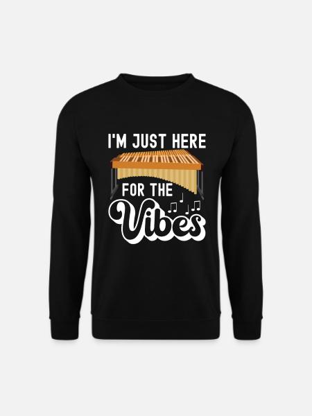 Vibraphon, vibraphonist - Unisex Sweatshirt - black