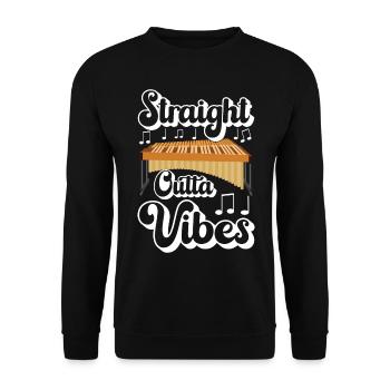 Vibraphon, vibraphoniste - Sweat-shirt Unisexe - noir - Devant - Alina (178cm) & Michal (187cm)