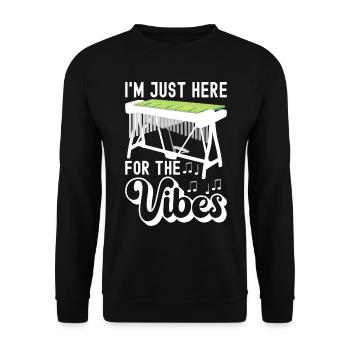Vibraphon, vibraphoniste - Sweat-shirt Unisexe - noir - Devant - Alina (178cm) & Michal (187cm)