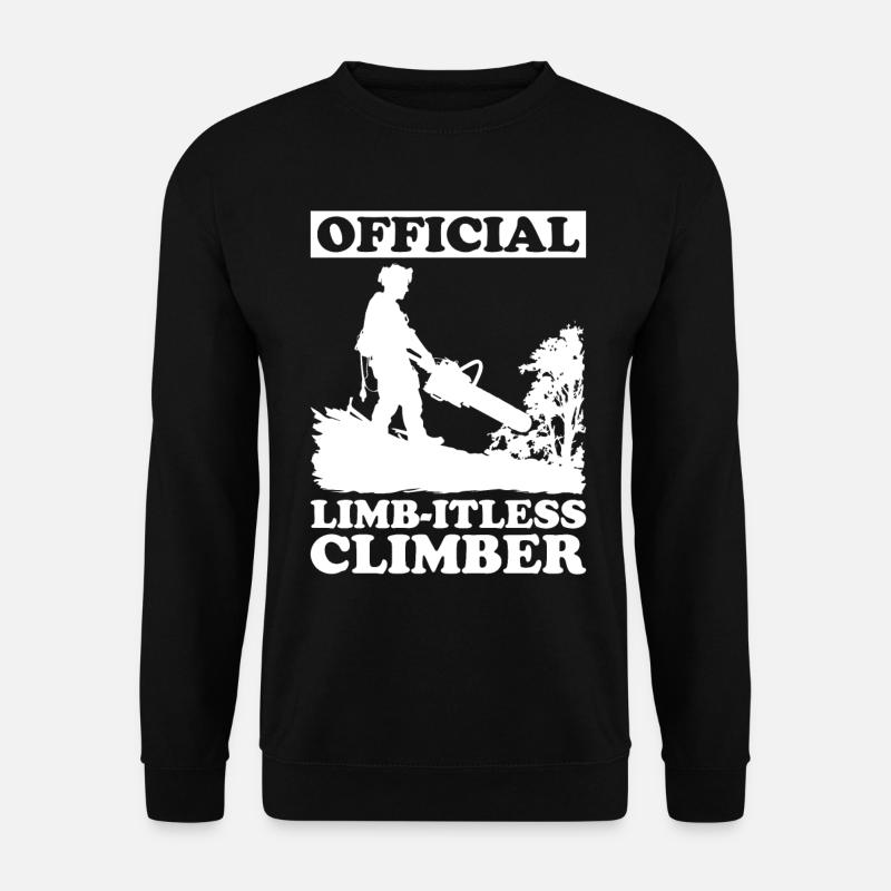 Arborist Baumpfleger Baumkletterer Baumklettern - Unisex Pullover - Schwarz