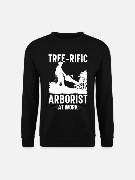 Arborist Baumpfleger Baumkletterer Baumklettern - Unisex Pullover - Schwarz