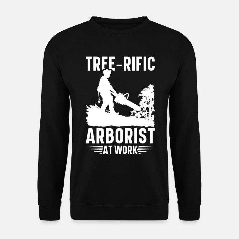 Arborist Baumpfleger Baumkletterer Baumklettern - Unisex Pullover - Schwarz