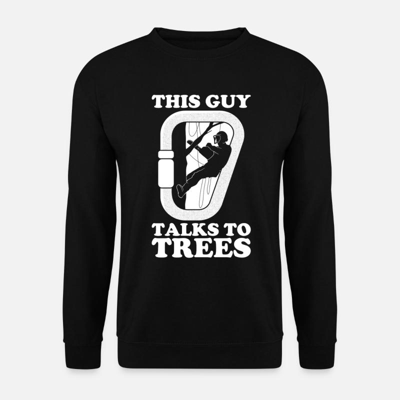 Arborist Baumpfleger Baumkletterer Baumklettern - Unisex Pullover - Schwarz