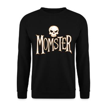 Halloween Squelette Effrayant Effrayant Horreur Fête - Sweat-shirt Unisexe - noir - Devant - Alina (178cm) & Michal (187cm)