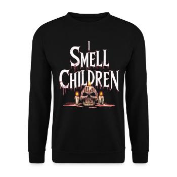 Halloween, Squelette, Effrayant, Effrayant, Horreur, Fête - Sweat-shirt Unisexe - noir - Devant - Alina (178cm) & Michal (187cm)