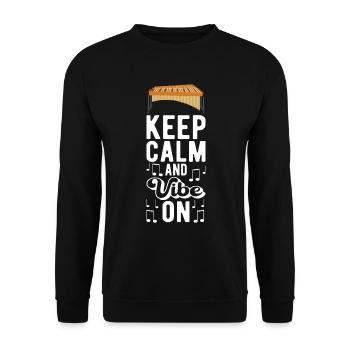 Vibraphon, vibraphoniste - Sweat-shirt Unisexe - noir - Devant - Alina (178cm) & Michal (187cm)