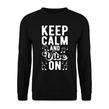 Vibraphon Vibraphonist - Unisex Pullover - Schwarz - Vorne - Alina (178cm) & Michal (187cm)