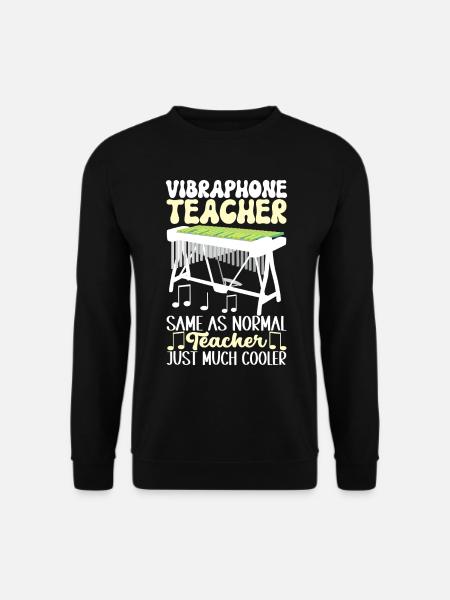 Vibraphon, vibraphonist - Unisex Sweatshirt - black
