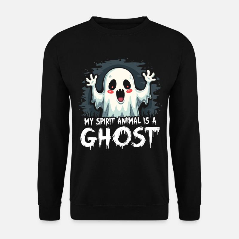 Halloween Ghost Ghost - Unisex Sweatshirt - black