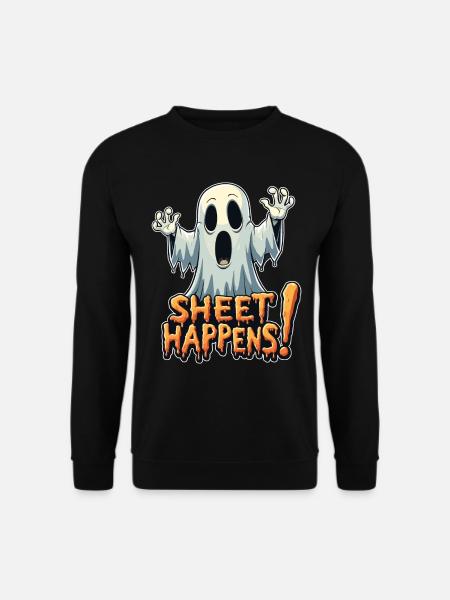 Halloween Ghost Ghost - Unisex Sweatshirt - black