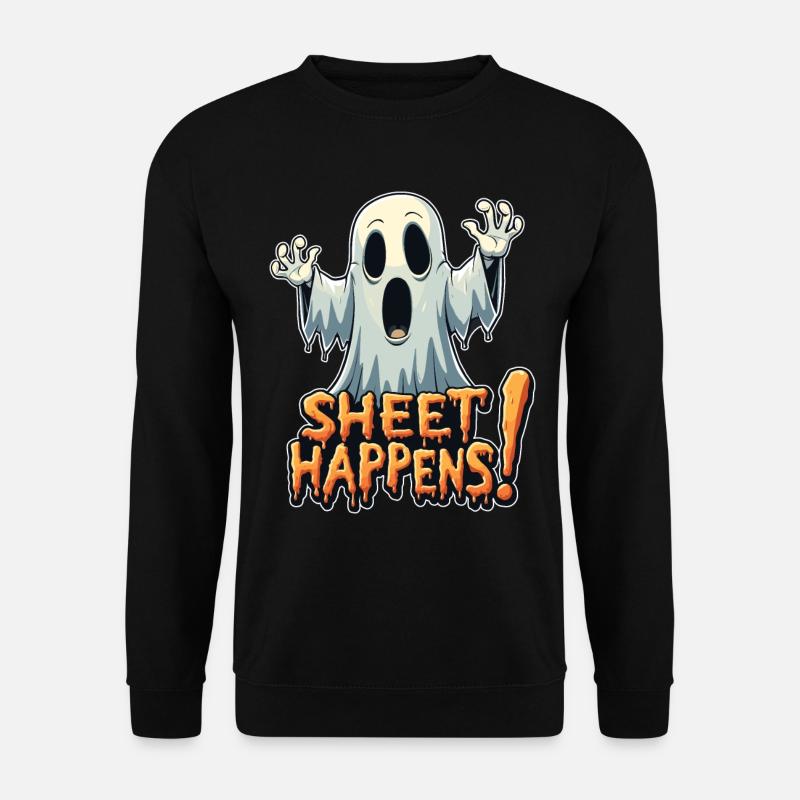Halloween Ghost Ghost - Unisex Sweatshirt - black