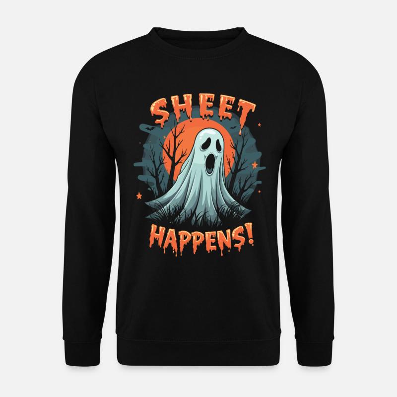 Halloween Ghost Ghost - Unisex Sweatshirt - black