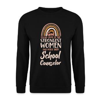 Conseillère scolaire Fille - Sweat-shirt Unisexe - noir - Devant - Alina (178cm) & Michal (187cm)