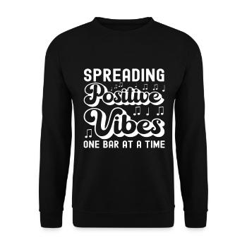 Vibraphon, vibraphoniste - Sweat-shirt Unisexe - noir - Devant - Alina (178cm) & Michal (187cm)