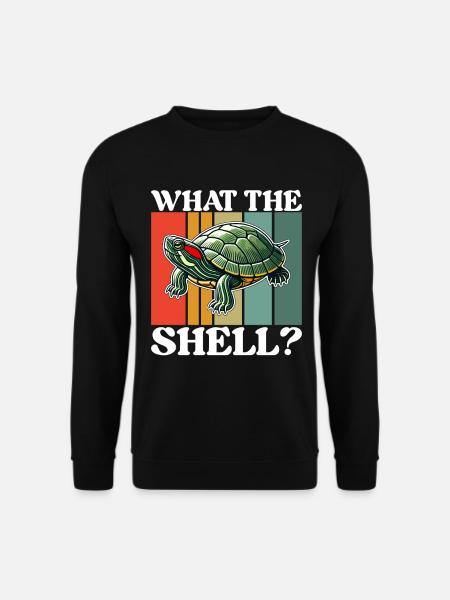 Turtle Red-eared Turtle - Unisex Sweatshirt - black