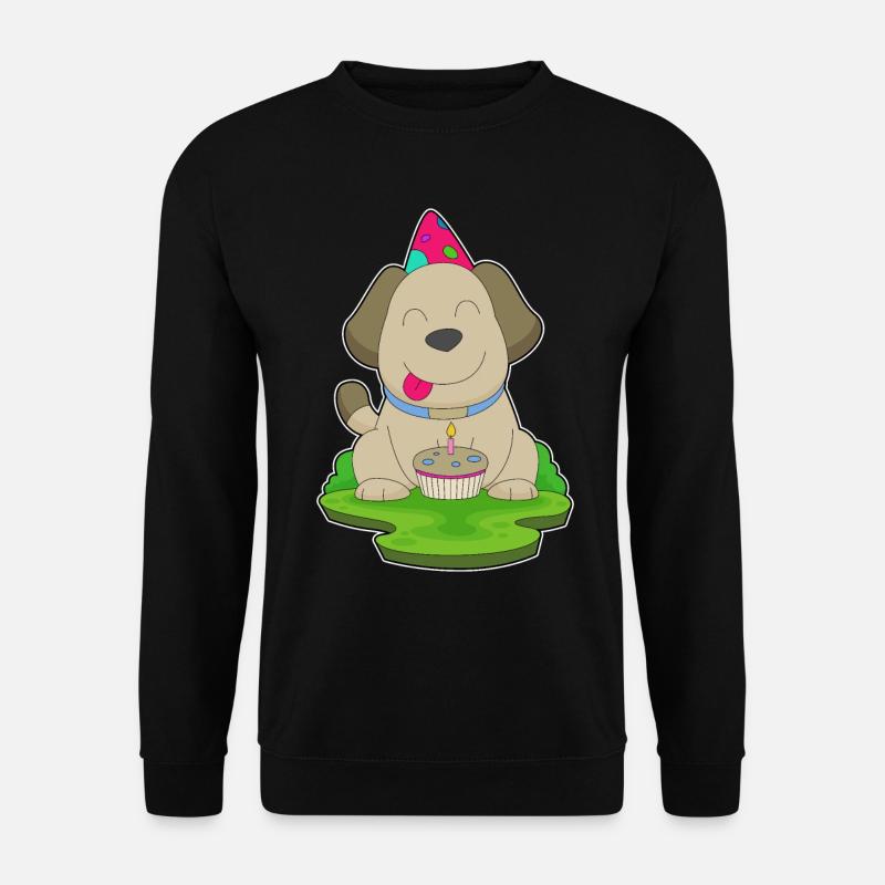 Dog Birthday Cake - Unisex Sweatshirt - black