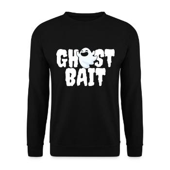 Ghost Bait Halloween Geist Gespenst Geister - Unisex Sweatshirt - black - Front - Alina (178cm) & Michal (187cm)
