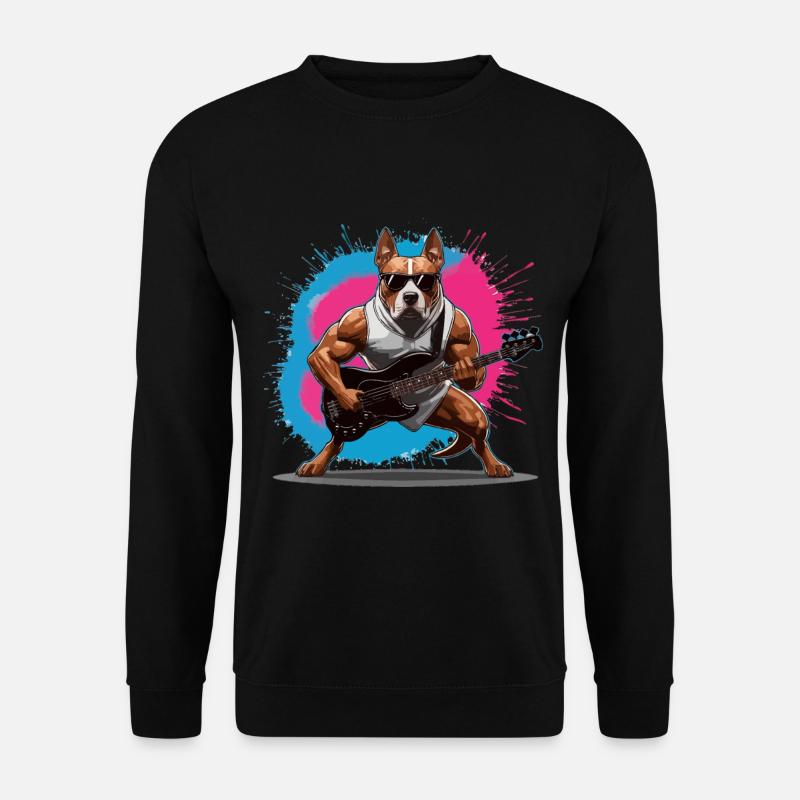 Bassist Bully Bass - Unisex Pullover - Schwarz