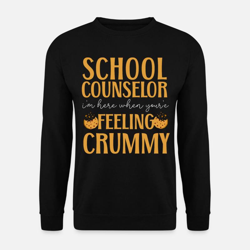 School Counselor Pun School - Unisex Sweatshirt - black