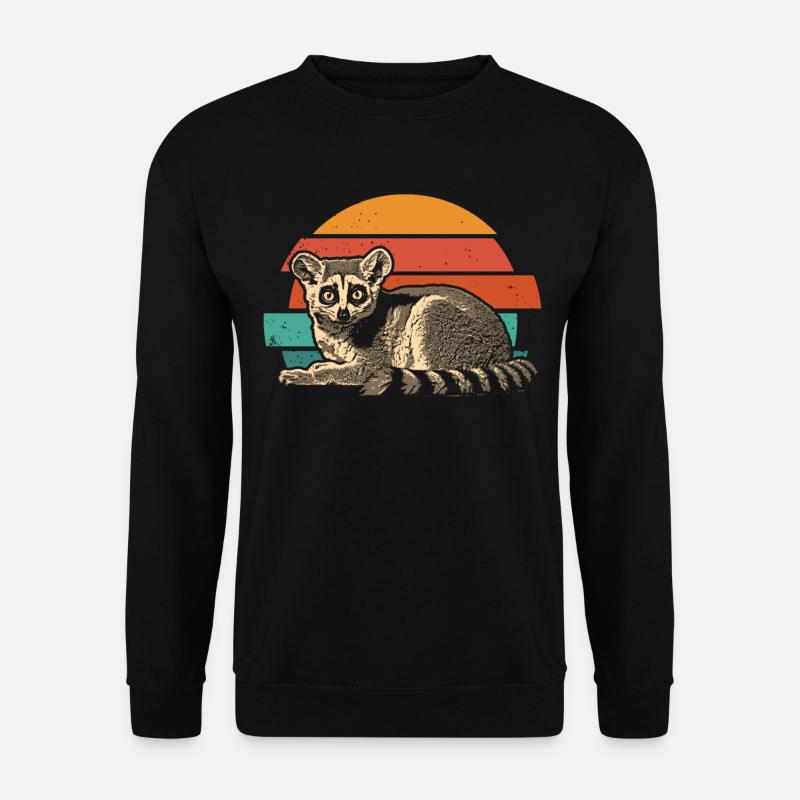 Lemur Madagascar - Unisex Sweatshirt - black
