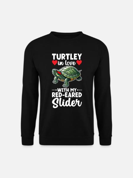 Turtle Red-eared Turtle - Unisex Sweatshirt - black