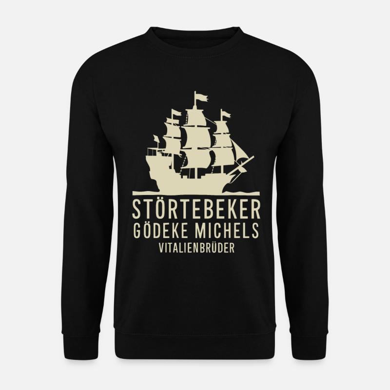 Störtebeker Gödeke Michels Vitalienbrüder - Unisex Pullover - Schwarz