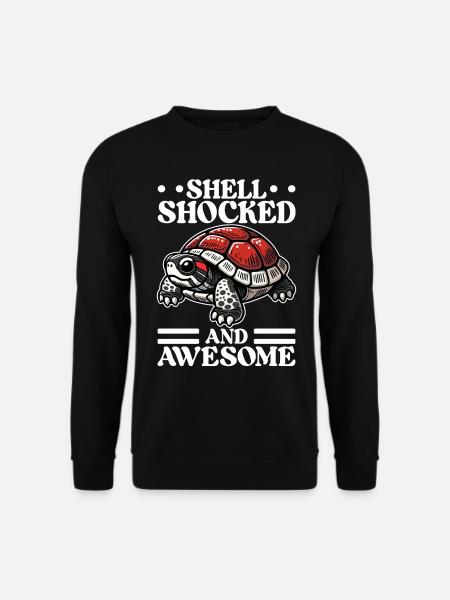 Turtle Red-eared Turtle - Unisex Sweatshirt - black