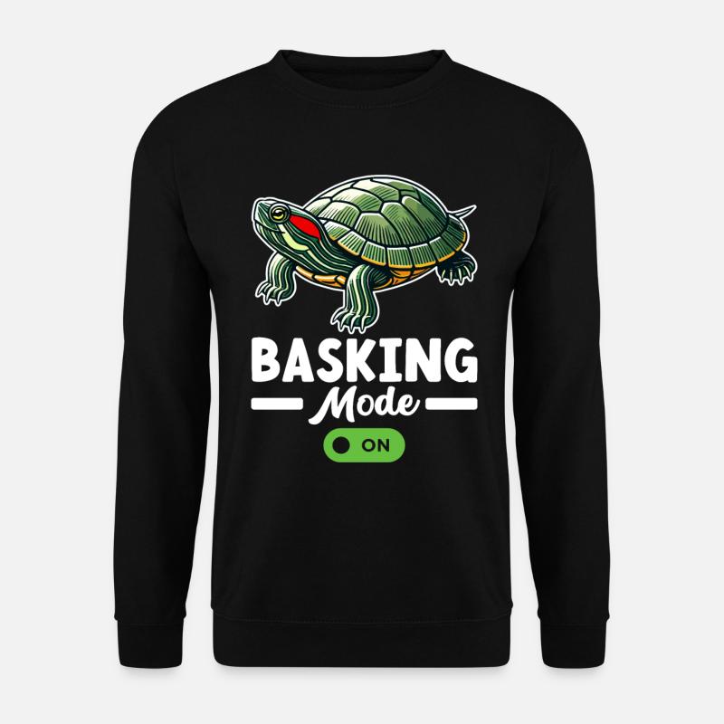 Turtle Red-eared Turtle - Unisex Sweatshirt - black